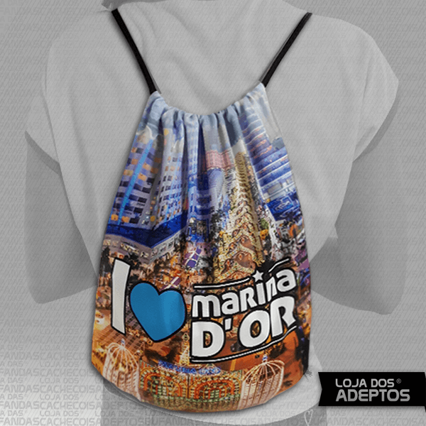 Saco Mochila I Love Marina D Or